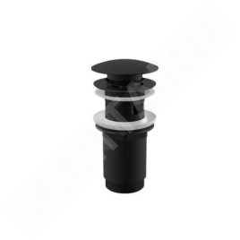Alcadrain Accessoires - Bonde de lavabo, Click Clack, noir mat A392BLACK