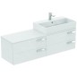 Ideal Standard Strada - Lavabo 710x420x145 mm, avec déversoir, ouverture pour mitigeur, avec Ideal Plus, blanc K0782MA Ideal Standard Strada - Lavabo 710x420x145 mm, avec déversoir, ouverture pour mitigeur, avec Ideal Plus, blanc K0782MA
