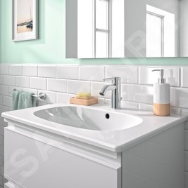 Ideal Standard Tesi - Lavabo à encastrer 625x450x165 avec un trou pour mitigeur, blanc T351001