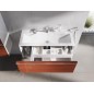 Ravak Clear - Lavabo 1000x380 mm, sans trop-plein, avec trou pour robinet, blanc XJJ01110000 Ravak Clear - Lavabo 1000x380 mm, sans trop-plein, avec trou pour robinet, blanc XJJ01110000