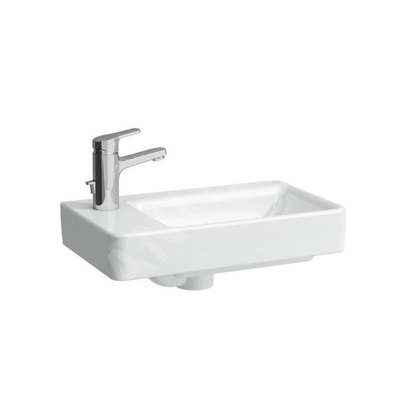 Laufen Pro S - Lave-mains, 480x280 mm, 1 trou pour mitigeur à gauche, blanc H8159550001041