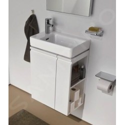 Laufen Pro S - Lave-mains, 480x280 mm, 1 trou pour mitigeur à gauche, blanc H8159550001041