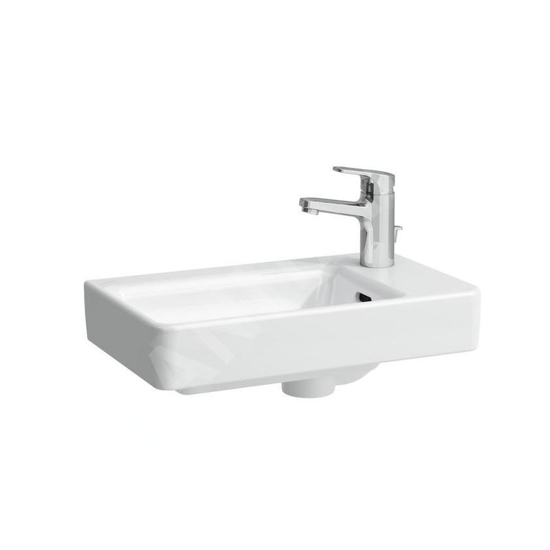 Laufen Pro S - Lave-mains, 480x280 mm, 1 trou pour mitigeur à droite, blanc H8159540001041