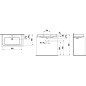 Laufen Pro S - Lavabo, 850x460 mm, 1 trou pour robinetterie, avec LCC, blanc H8169654001041 Laufen Pro S - Lavabo, 850x460 mm, 1 trou pour robinetterie, avec LCC, blanc H8169654001041