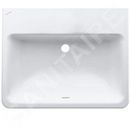 Laufen Pro S - Lavabo à encastrer, 560x440 mm, sans trou pour robinetterie, avec LCC, blanc H8189634001091