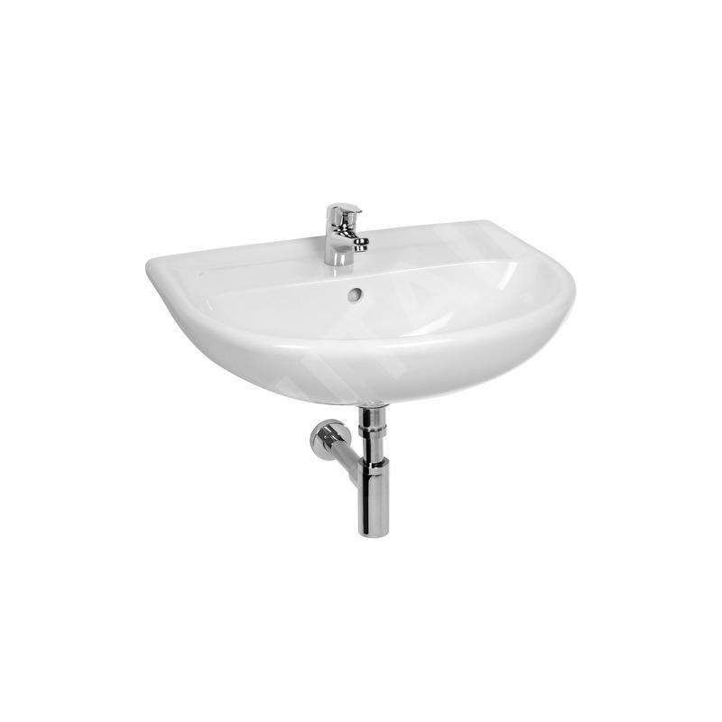 Jika Lyra plus - Lavabo 550x450 mm, avec trop-plein, avec trou pour robinet, blanc H8143820001041 Jika Lyra plus - Lavabo 550x450 mm, avec trop-plein, avec trou pour robinet, blanc H8143820001041