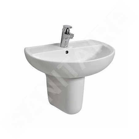 Kolo Rekord - Lavabo, 500 x 410 mm, un trou pour robinetterie, blanc K91150000