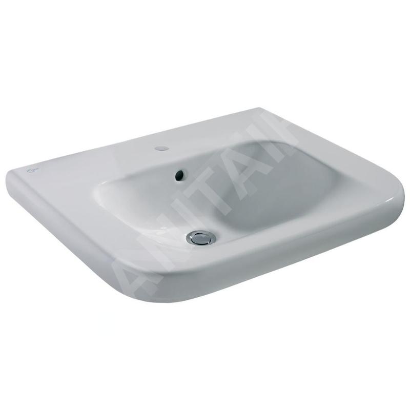 Ideal Standard Contour 21 - Lavabo pour personnes à mobilité réduite, 600x175x555 mm, un trou pour mitigeur, blanc S238901 Ideal Standard Contour 21 - Lavabo pour personnes à mobilité réduite, 600x175x555 mm, un trou pour mitigeur, blanc S238901