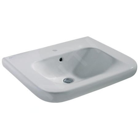 Ideal Standard Contour 21 - Lavabo pour personnes à mobilité réduite, 600x175x555 mm, un trou pour mitigeur, blanc S238901
