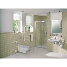 Ideal Standard Contour 21 - Lavabo pour personnes à mobilité réduite, 600x175x555 mm, un trou pour mitigeur, blanc S238901