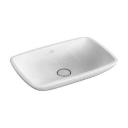 Villeroy & Boch Loop&Friends - Vasque, 585x380 mm, sans trop-plein, sans trou pour robinetterie, CeramicPlus, blanc alpin