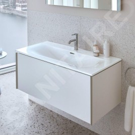 Duravit Viu - Lavabo 1030x490 mm,avec trop-plein, avec un trou pour robinet, WonderGliss, blanc alpin 23441000001