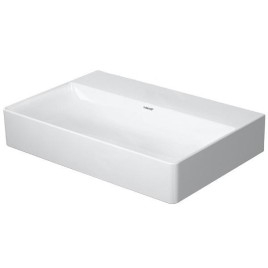 Duravit DuraSquare - Lavabo Compact 600x400 mm, DuraCeram, avec WonderGliss, blanc alpin 23566000701