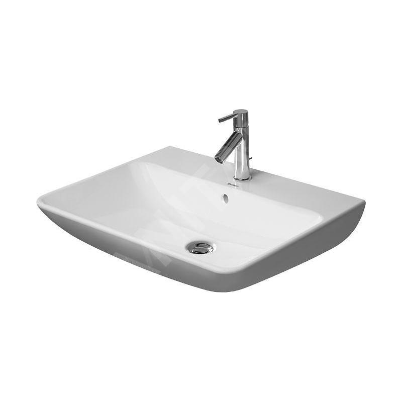 Duravit ME by Starck - Lavabo 650x490 mm, avec un trou pour robinet, blanc alpin 2335650000