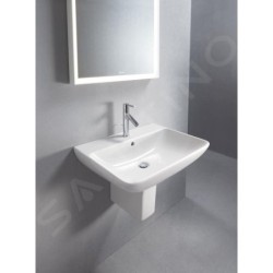 Duravit ME by Starck - Lavabo 650x490 mm, avec un trou pour robinet, blanc alpin 2335650000