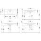 Duravit D-Code - Lavabo pour meuble 1050x480 mm, avec 1 trou, blanc alpin 03421000002