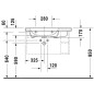 Duravit DuraStyle - Lavabo 800x480mm, avec un trou pour robinet, blanc 2325800000 Duravit DuraStyle - Lavabo 800x480mm, avec un trou pour robinet, blanc 2325800000