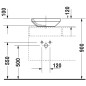 Duravit DuraStyle - Vasque, 430x430 mm, blan 0349430000