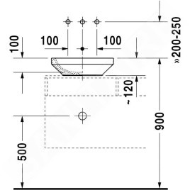 Duravit DuraStyle - Vasque, 430x430 mm, blan 0349430000