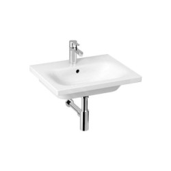 Jika Mio-N - lavabo, 550x450 mm, avec trop-plein, 1 trou pour robinetterie, Jika Perle, blanc H8127121001041