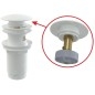 Alcadrain Accessoires - Bonde de lavabo, Click Clack, blanc A392B Alcadrain Accessoires - Bonde de lavabo, Click Clack, blanc A392B