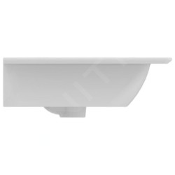 Ideal Standard Connect Air - Double lavabo, 1.240x460 mm, avec déversoir, avec Ideal Plus, blanc E0273MA