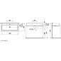 Laufen Living - Lavabo à poser 1000x460 mm, sans trou pour robinetterie, blanc H8184380001091 Laufen Living - Lavabo à poser 1000x460 mm, sans trou pour robinetterie, blanc H8184380001091