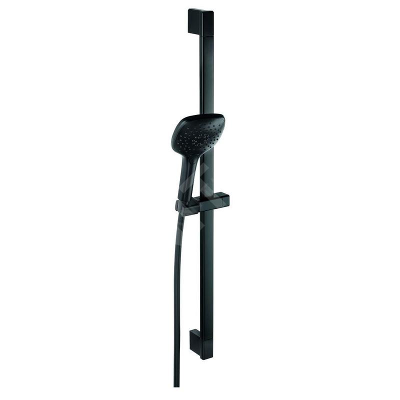 Novaservis Sets de douche - Ensemble pomme de douche, support, barre et flexible, noir mat KIT201,5 Novaservis Sets de douche - Ensemble pomme de douche, support, barre et flexible, noir mat KIT201,5