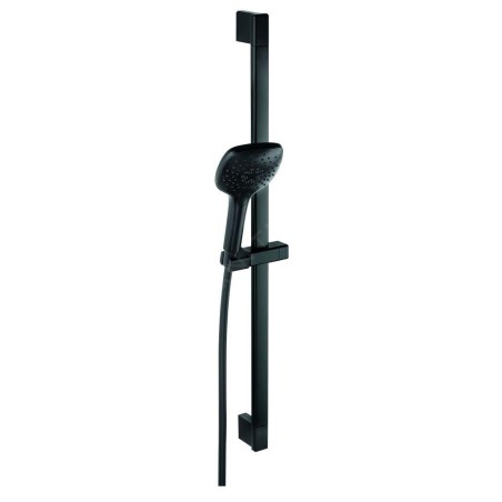 Novaservis Sets de douche - Ensemble pomme de douche, support, barre et flexible, noir mat KIT201,5