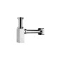 Jika Cubito - Siphon de lavabo, chrome/laiton H3747300040001 Jika Cubito - Siphon de lavabo, chrome/laiton H3747300040001