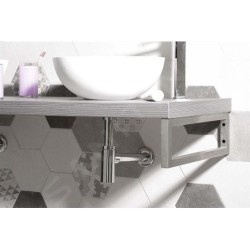 Jika Cubito - Siphon de lavabo, chrome/laiton H3747300040001