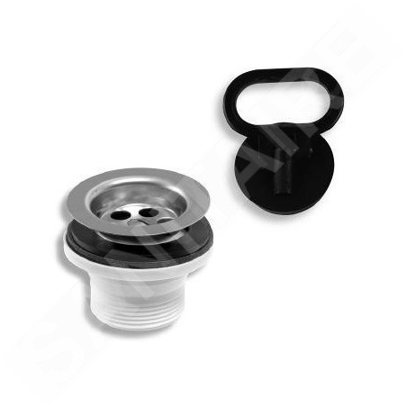 Novaservis Accessoires - Bouchon d'évier 5/4", plastique 439,P