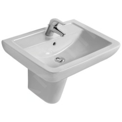 Ideal Standard Eurovit - Lavabo 650x460x190 mm, un trou pour mitigeur, blanc V302801