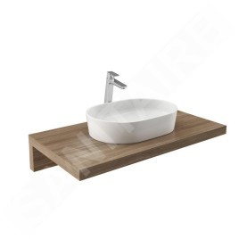 Ravak Moon - Lavabo à poser, 560x400 mm, blanc XJN01300002