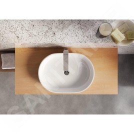 Ravak Moon - Lavabo à poser, 560x400 mm, blanc XJN01300002