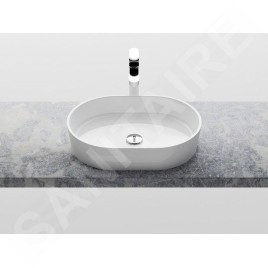 Ravak Moon - Lavabo à poser, 560x400 mm, blanc XJN01300002
