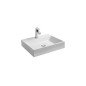Ravak Natural - Lavabo 500x450 mm, sans trop-plein, avec trou pour robinet, blanc XJO01250000 Ravak Natural - Lavabo 500x450 mm, sans trop-plein, avec trou pour robinet, blanc XJO01250000