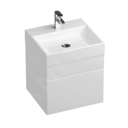 Ravak Natural - Lavabo 500x450 mm, sans trop-plein, avec trou pour robinet, blanc XJO01250000