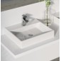 Ravak Natural - Lavabo 500x450 mm, sans trop-plein, avec trou pour robinet, blanc XJO01250000 Ravak Natural - Lavabo 500x450 mm, sans trop-plein, avec trou pour robinet, blanc XJO01250000