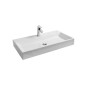 Ravak Natural - Lavabo 800x450 mm, sans trop-plein, trou pour robinet, blanc XJO01280000 Ravak Natural - Lavabo 800x450 mm, sans trop-plein, trou pour robinet, blanc XJO01280000