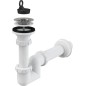 Alcadrain Siphons - Siphon de lavabo "S" diamètre 40 mm, grille en acier inoxydable DN63 A412-DN40 Alcadrain Siphons - Siphon de lavabo "S" diamètre 40 mm, grille en acier inoxydable DN63 A412-DN40