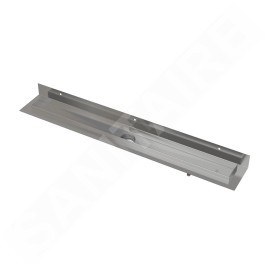 Alcadrain Douchegoten - Receveur de douche modulaire mural 750 mm, acier inoxydable APZ23-750