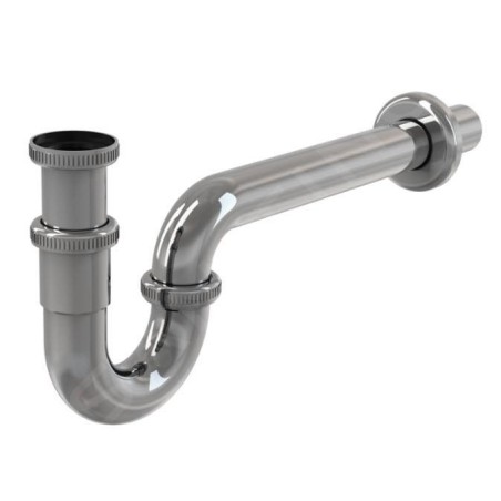 Alcadrain Siphons - Siphon de lavabo, diamètre 32 mm avec écrou de trop-plein, métal A432