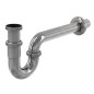 Alcadrain Siphons - Siphon de lavabo, diamètre 32 mm avec écrou de trop-plein, métal A432 Alcadrain Siphons - Siphon de lavabo, diamètre 32 mm avec écrou de trop-plein, métal A432