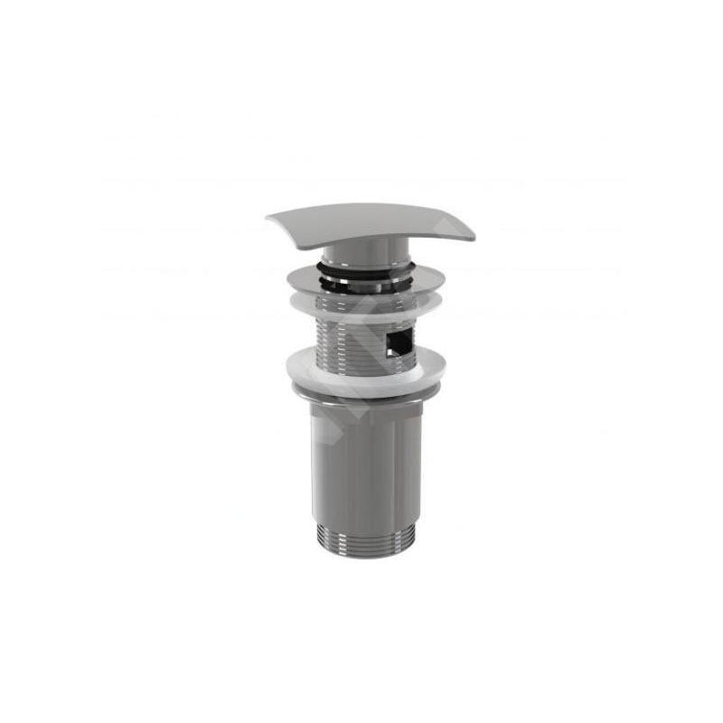 Alcadrain Accessoires - Sortie de lavabo 5/4" avec trop-plein, ClickClack, métal A393 Alcadrain Accessoires - Sortie de lavabo 5/4" avec trop-plein, ClickClack, métal A393