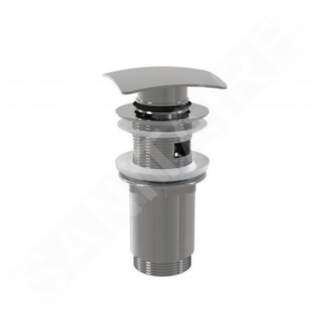 Alcadrain Accessoires - Sortie de lavabo 5/4" avec trop-plein, ClickClack, métal A393