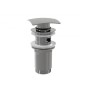 Alcadrain Accessoires - Sortie de lavabo 5/4" avec trop-plein, ClickClack, métal A393 Alcadrain Accessoires - Sortie de lavabo 5/4" avec trop-plein, ClickClack, métal A393