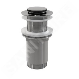 Alcadrain Accessoires - Sortie de lavabo 5/4" sans trop-plein, ClickClack, métal A394