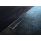 Alcadrain Douchegoten - Receveur de douche modulaire mural 750 mm, acier inoxydable APZ23-750 Alcadrain Douchegoten - Receveur de douche modulaire mural 750 mm, acier inoxydable APZ23-750