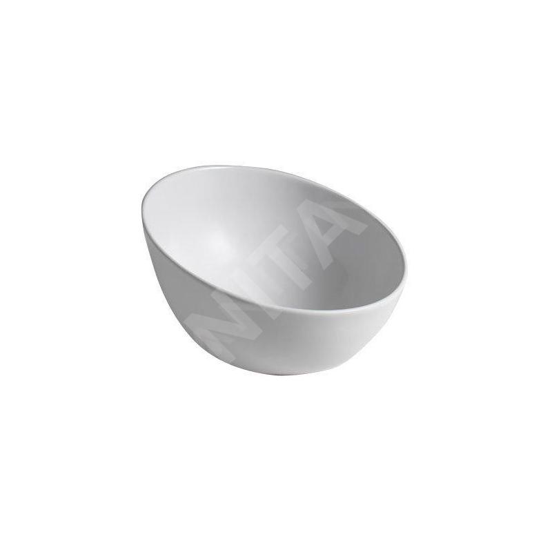 Sapho Lavabos - Lavabo Dome Obliquo 445x445 mm, blanc WH031 Sapho Lavabos - Lavabo Dome Obliquo 445x445 mm, blanc WH031